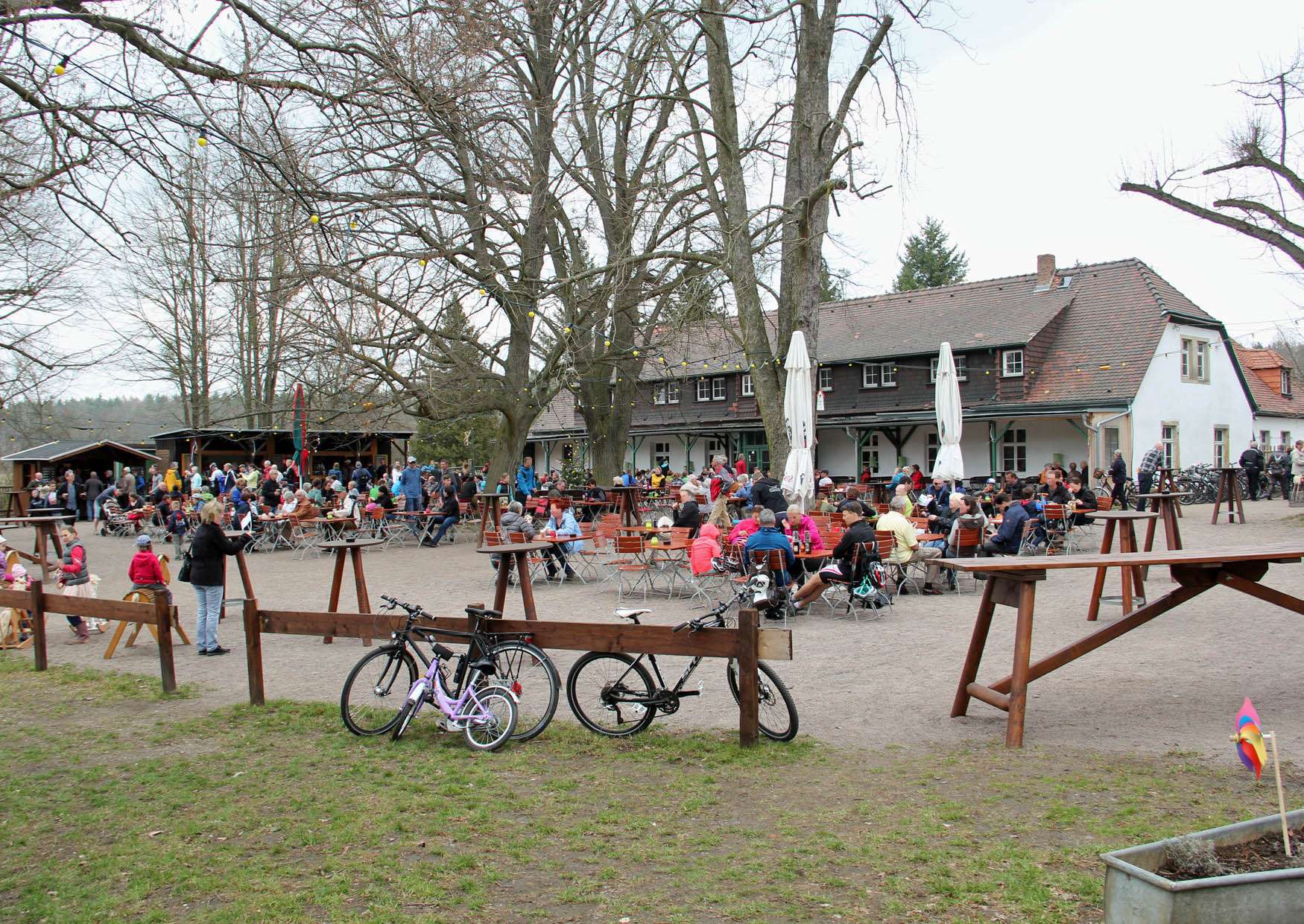 Biergarten Hofewiese Dresdner Heide